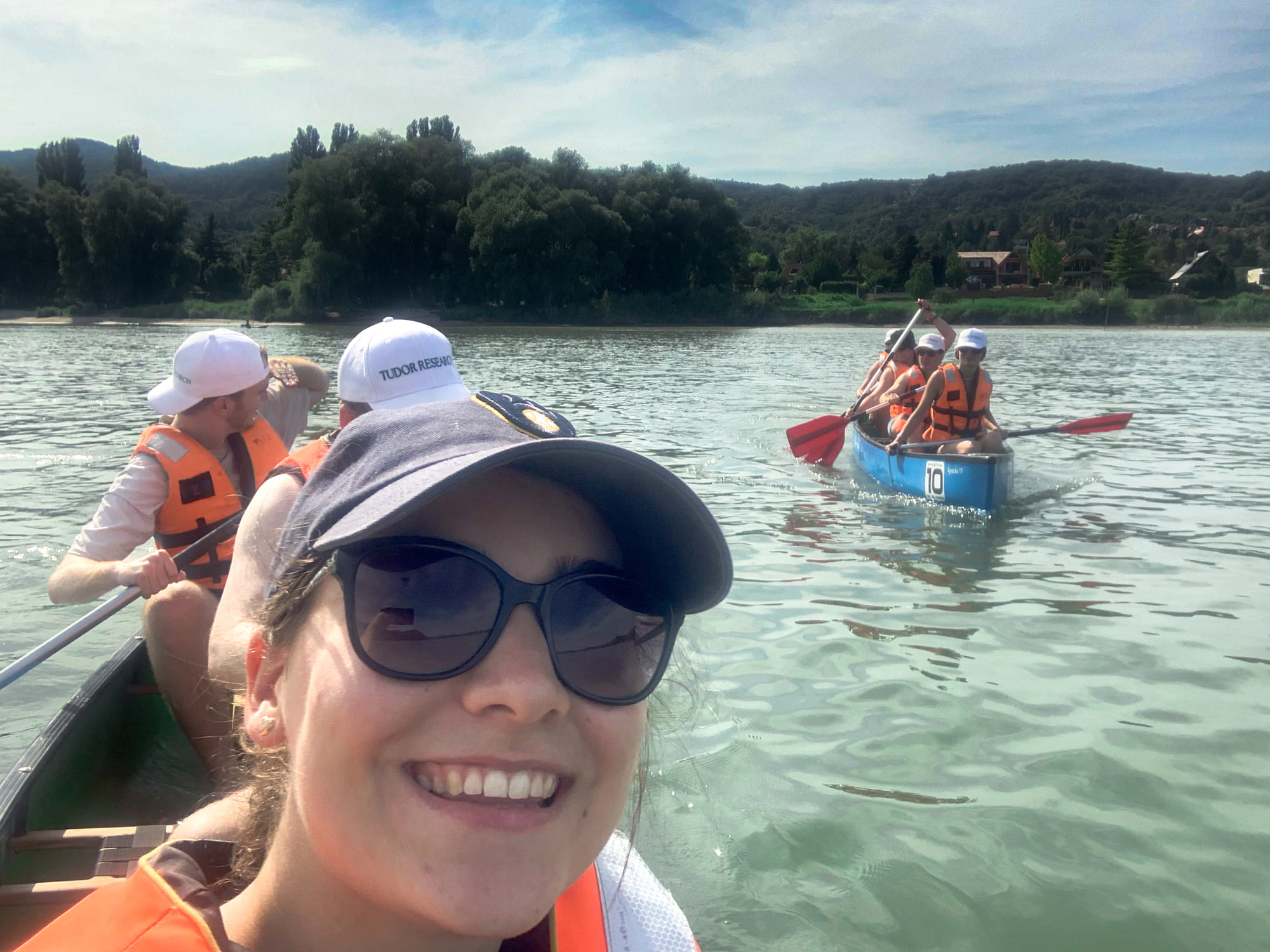 Kayak tour with the team